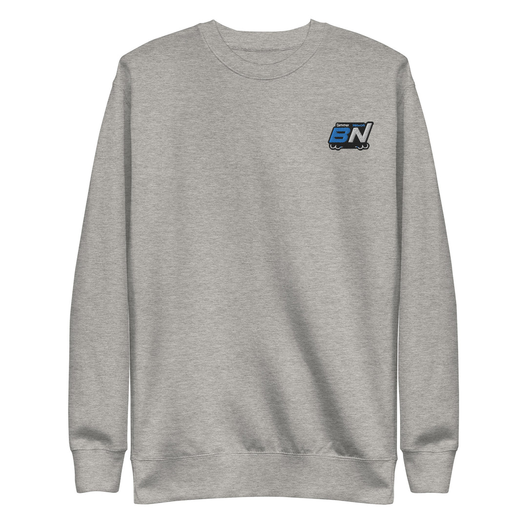 BN Merch BimmerNetwork Embroidered Unisex Premium Sweatshirt