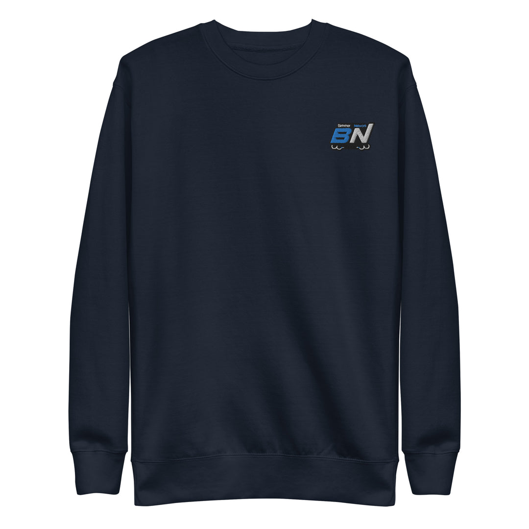 BN Merch BimmerNetwork Embroidered Unisex Premium Sweatshirt