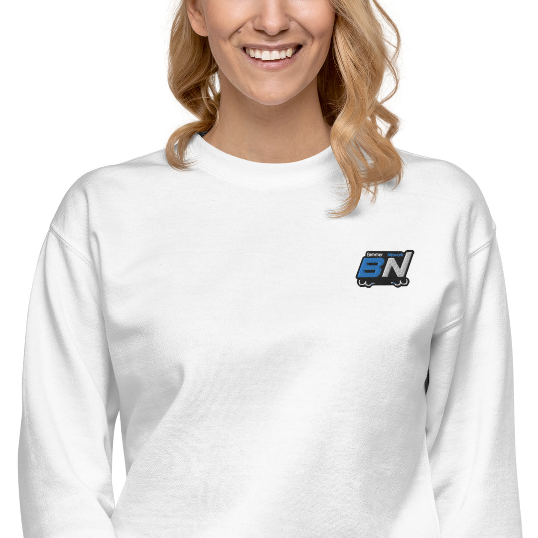 BN Merch BimmerNetwork Embroidered Unisex Premium Sweatshirt