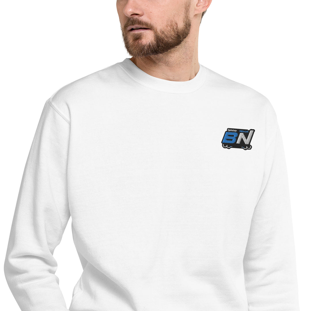 BN Merch BimmerNetwork Embroidered Unisex Premium Sweatshirt